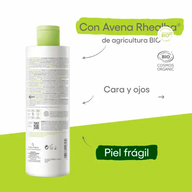 aderma biology leche desmaquillante dermatologica 400ml