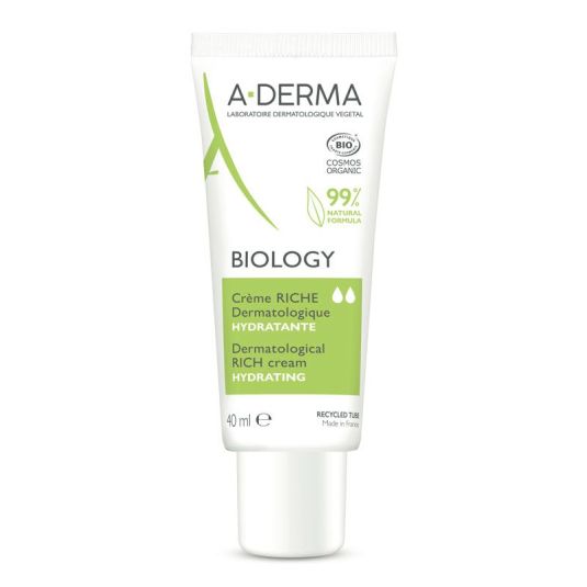 aderma biology crema rica dermatologica hidratante 40ml