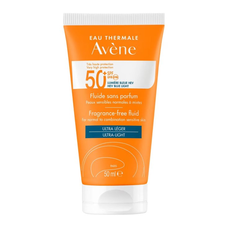 avene sol fluido solar sin perfume spf50+ 50ml