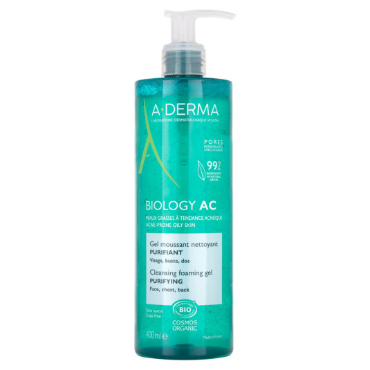 adermabiology ac gel espumoso limpiador purificante 400ml