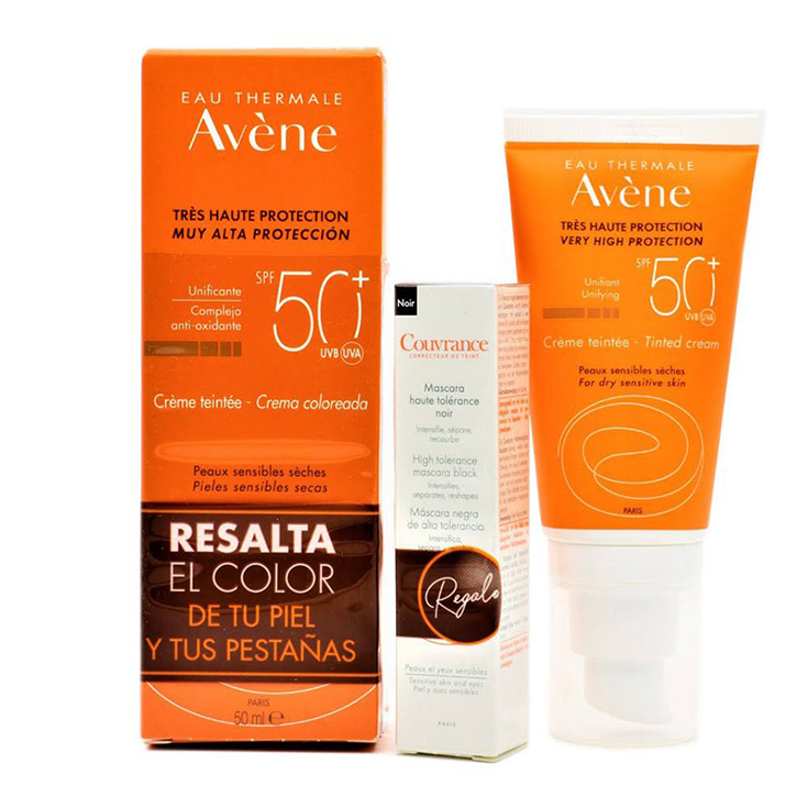 avene protector solar spf50+ con color 50ml + regalo avene protector solar spf50+ con color 50ml + regalo