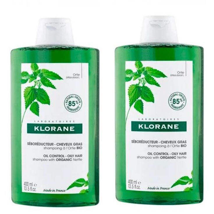 klorane champu de ortiga-graso duo 400ml