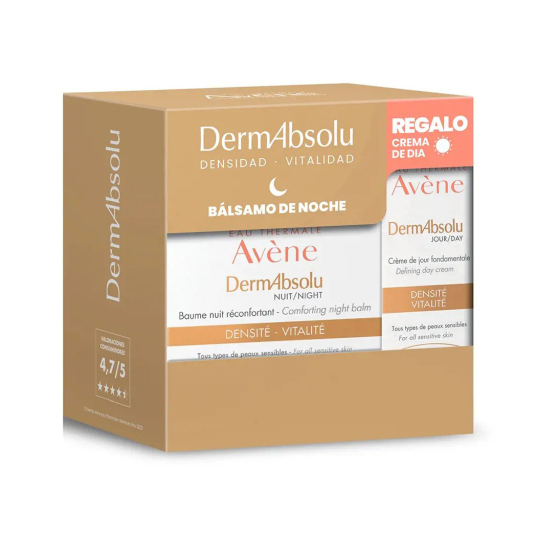 avene dermabsolu balsamo noche regenerador 40ml+ regalo crema dia 10ml