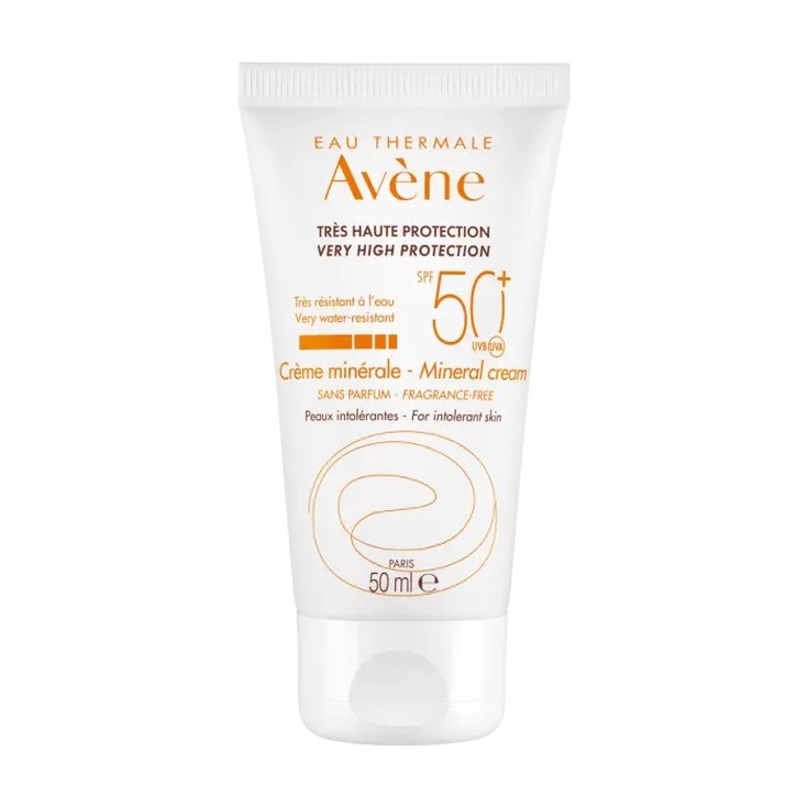 avene crema solar facial mineral spf 50+ 50ml