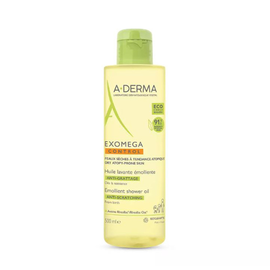 aderma exomega contro aceite de ducha emoliente