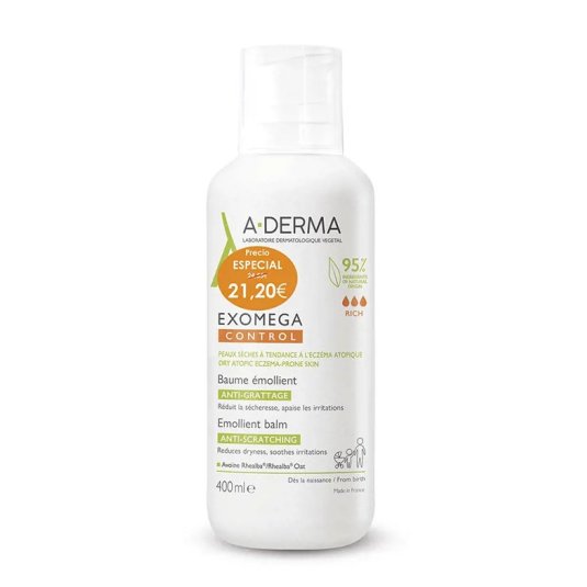 aderma exomega control balsamo emoliente 400ml