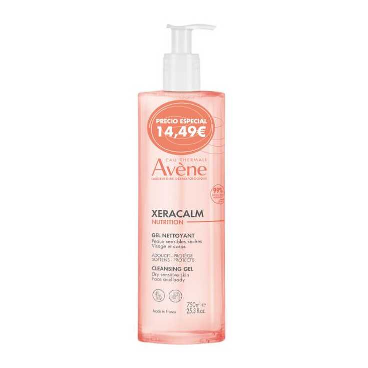 avene xeracalm gel ducha limpiador 750ml