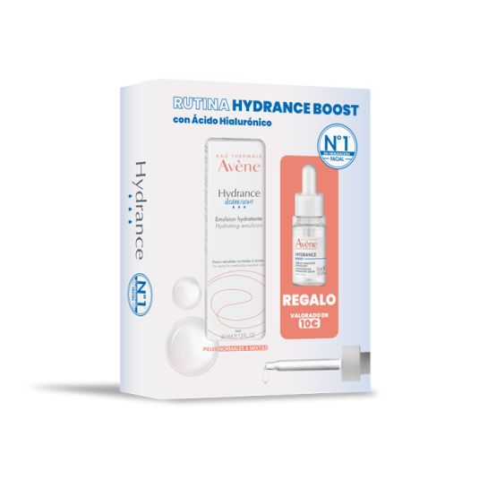 avene hydran uv ligera emulsionante hidratante cofre 2 piezas