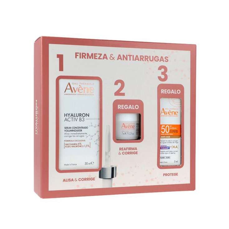 avene hyaluron serum 30ml + crema cofre 3 piezas avene hyaluron serum 30ml + crema cofre 3 piezas