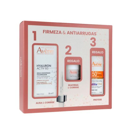 avene hyaluron serum 30ml + crema cofre 3 piezas