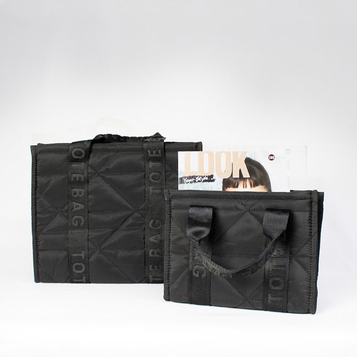 bolso nylon tote bag negro bolso nylon tote bag negro