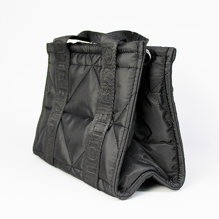 bolso nylon tote bag negro