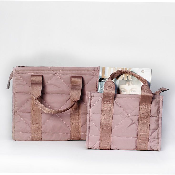 bolso nylon tote bag rosa bolso nylon tote bag rosa