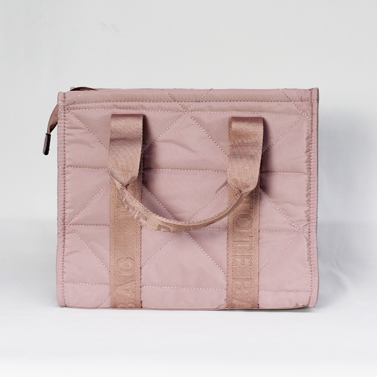 bolso nylon tote bag rosa