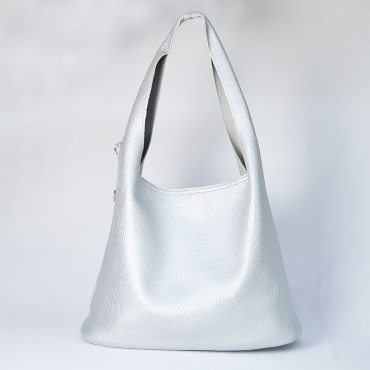 bolso soft bolso grande+pequeño plata bolso soft bolso grande+pequeño plata