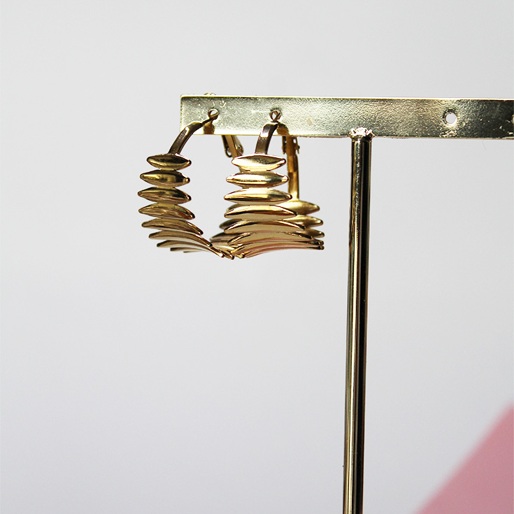 pendientes aro dorados