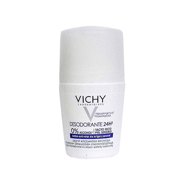 vichy desodorante sin sales de aluminio 24h roll-on 50ml vichy desodorante sin sales de aluminio 24h roll-on 50ml