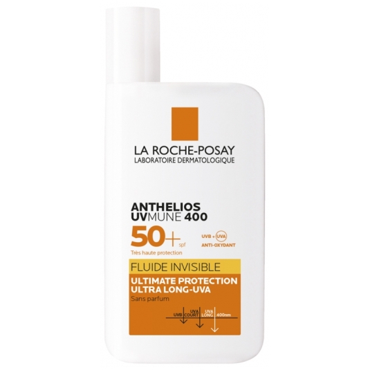 la roche-posay anthelios uvmune400 invisible fluid spf50+ 50ml