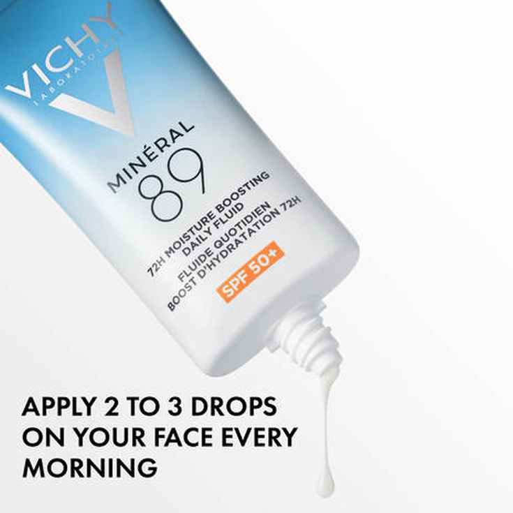 vichy mineral 89 fluido hidratante 72h spf50+ 50ml