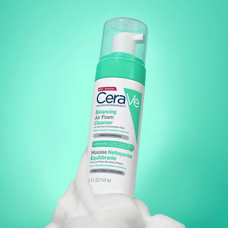 cerave limpiador air foam reequilibrante 148ml