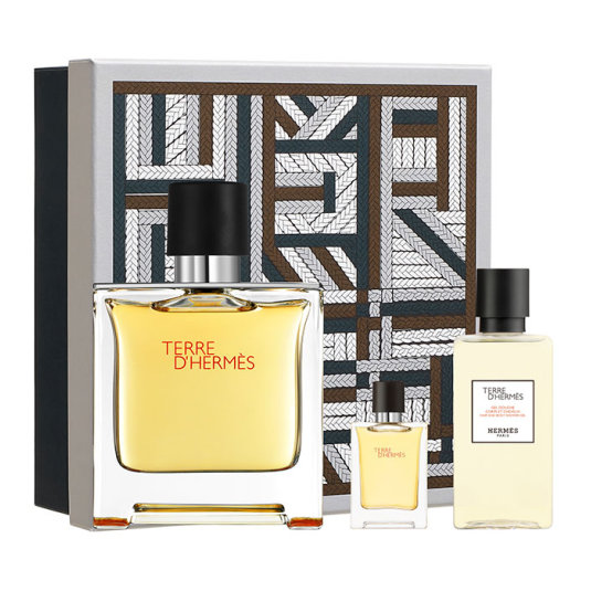 terre d hermes eau de parfum 75ml cofre regalo 3 piezas