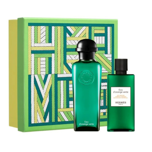 hermes eau d'orange verte eau de cologne 100ml cofre 2 piezas