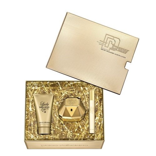 paco rabanne lady million eau de parfum cofre regalo 3 piezas paco rabanne lady million eau de parfum cofre regalo 3 piezas
