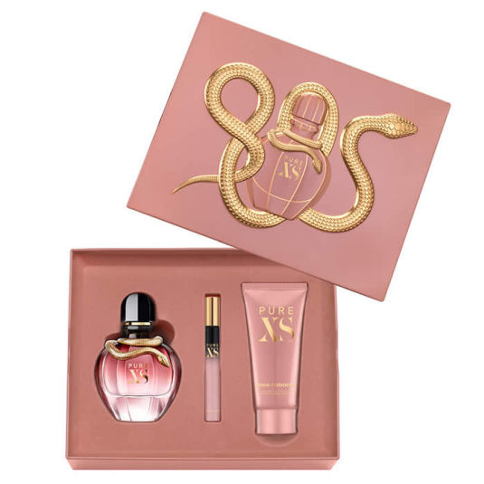 PACO RABANNE PURE XS HER EDP EAU DE PARFUM 80ML COFRE 3 PIEZAS PACO RABANNE PURE XS HER EDP EAU DE PARFUM 80ML COFRE 3 PIEZAS