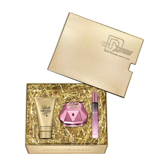 paco rabanne lady million empire eau de parfum cofre regalo 3 piezas paco rabanne lady million empire eau de parfum cofre regalo 3 piezas