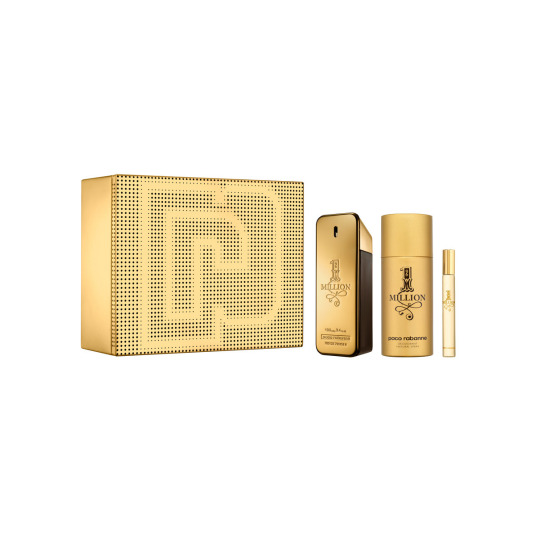 paco rabanne 1 million eau de toilette cofre regalo 3 piezas paco rabanne 1 million eau de toilette cofre regalo 3 piezas