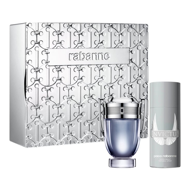 invictus eau de toilette 100ml cofre 2 piezas