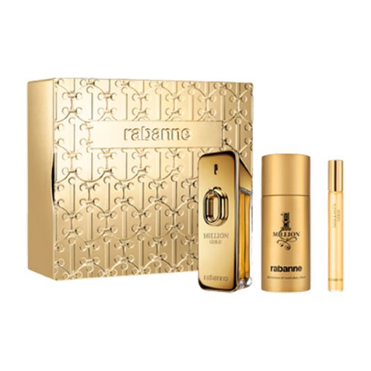 million gold eau de parfum 100ml cofre 3 piezas