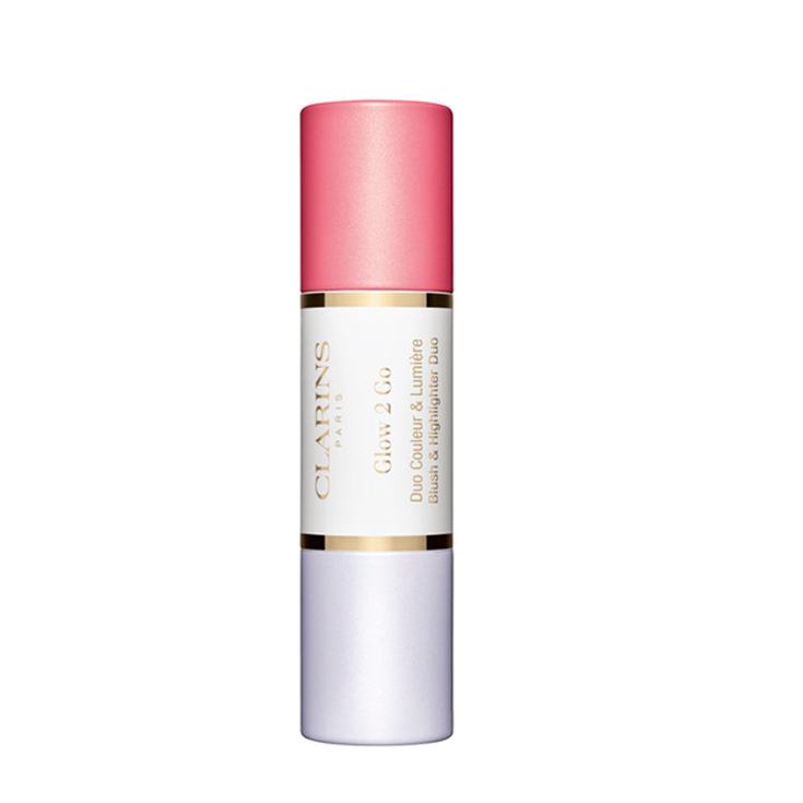 clarins glow to go colorete e iluminador en stick clarins glow to go colorete e iluminador en stick