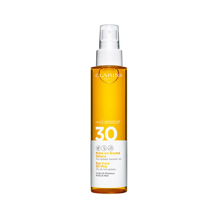 clarins aceite en bruma solar acabado seco spf30 uva/uvb 150ml clarins aceite en bruma solar acabado seco spf30 uva/uvb 150ml