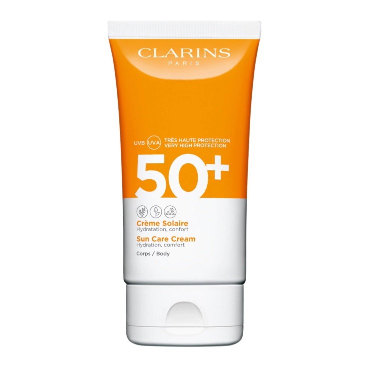 clarins crema solar corporal uva/uvb 50+ hidratante 150ml clarins crema solar corporal uva/uvb 50+ hidratante 150ml
