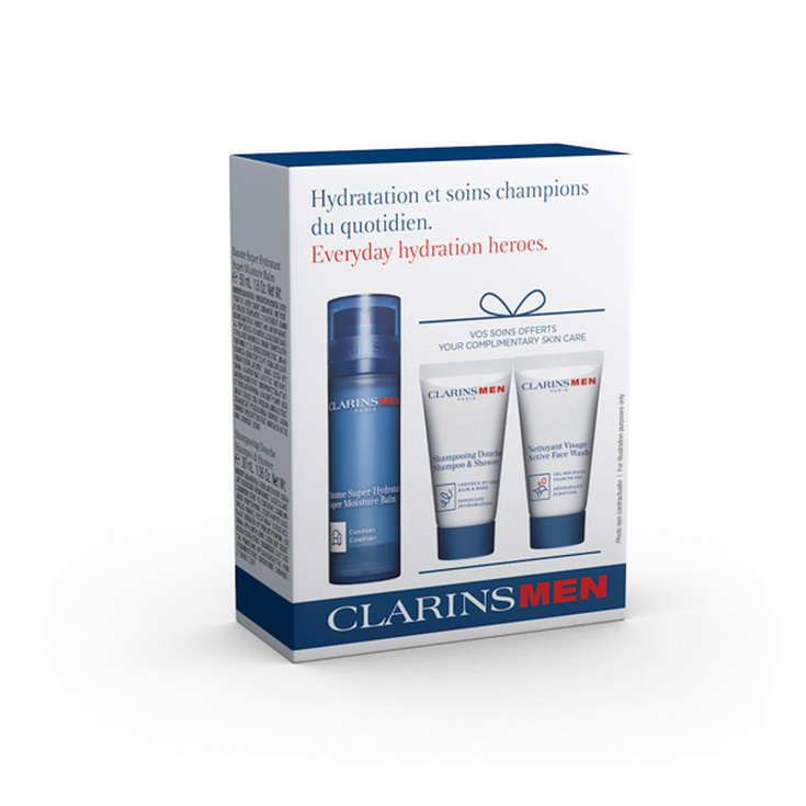 clarins men cuidado hidratacion set clarins men cuidado hidratacion set