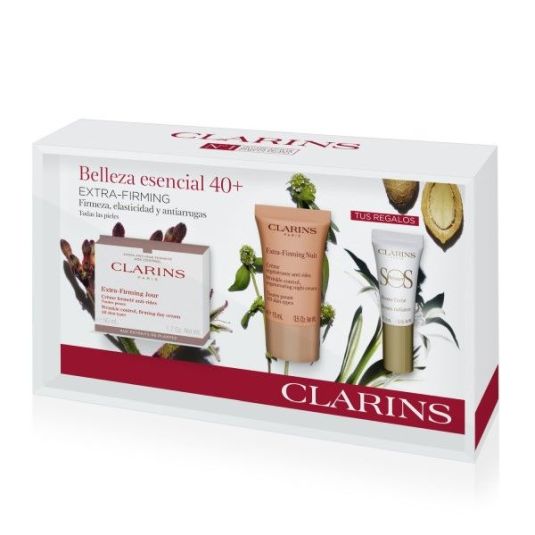 clarins extra-firming crema dia todo tipo pieles set regalo 3 piezas clarins extra-firming crema dia todo tipo pieles set regalo 3 piezas