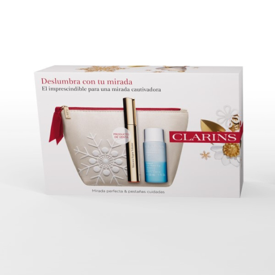 clarins supra volumen mascara pestañas set maquillaje 2 piezas clarins supra volumen mascara pestañas set maquillaje 2 piezas