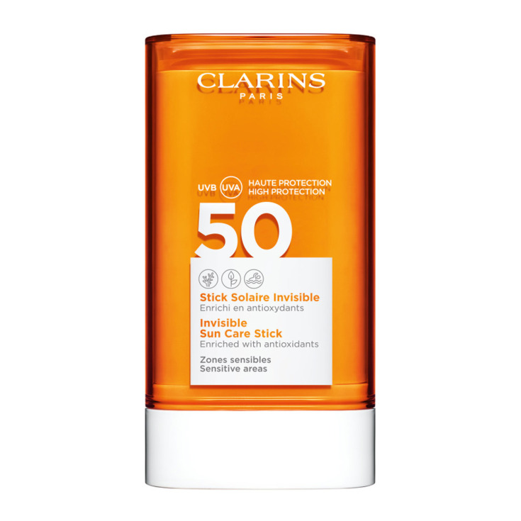 clarins solaire invisible protector solar facial en stick spf50 17g clarins solaire invisible protector solar facial en stick spf50 17g