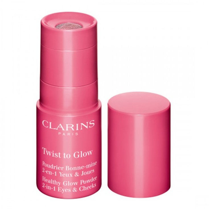 clarins twist to glow 2 en 1 mejillas y ojos 01 coral happy clarins twist to glow 2 en 1 mejillas y ojos 01 coral happy