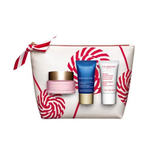 clarins multi-activa crema dia 50ml todo tipo piel set 3 piezas + neceser clarins multi-activa crema dia 50ml todo tipo piel set 3 piezas + neceser