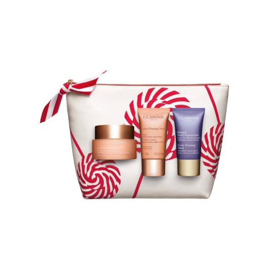 clarins crema extra-firming jour todo tipo de pieles 50ml set 3 piezas + neceser clarins crema extra-firming jour todo tipo de pieles 50ml set 3 piezas + neceser