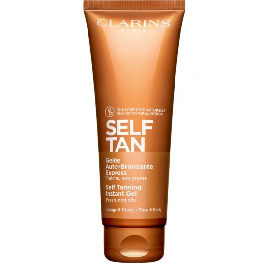 clarins gel autobronceador rostro y cuerpo 125ml