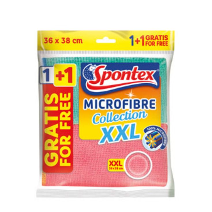 spontex bayeta microfibra 2x1 xxl spontex bayeta microfibra 2x1 xxl
