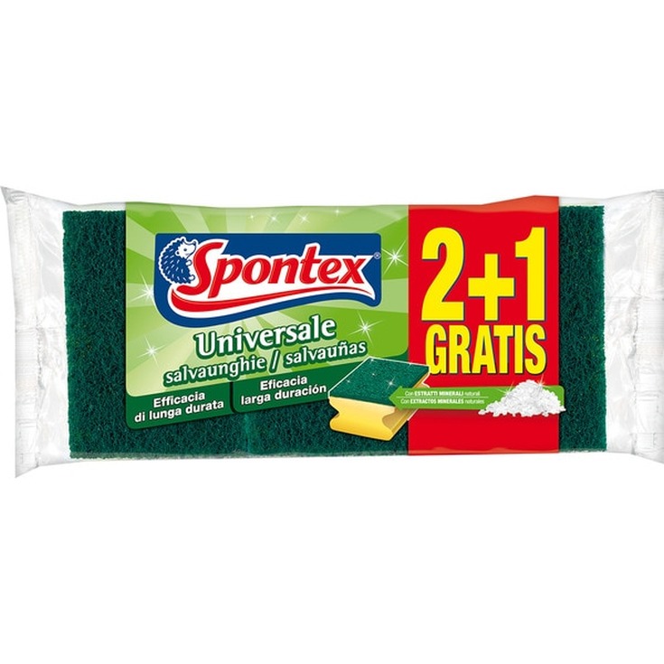 spontex universal estropajo salvauñas 2+1unidades spontex universal estropajo salvauñas 2+1unidades