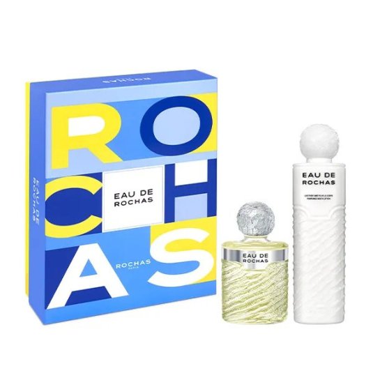 eau de rochas 220ml cofre 2 piezas
