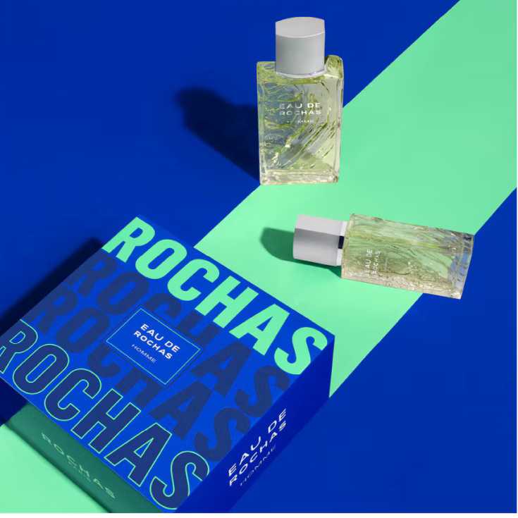 rochas homme eau eau de toilette 100ml cofre 2 piezas