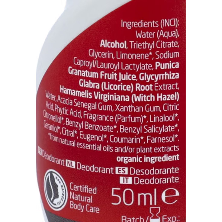 weleda desodorante roll-on 24h de Granada 50ml
