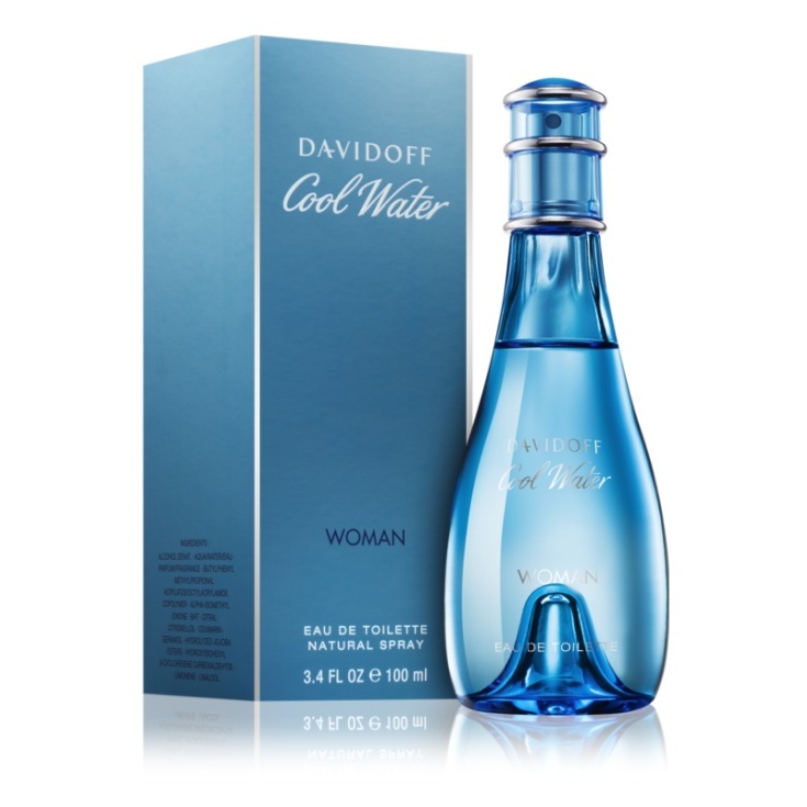 davidoff cool water woman eau de toilette 100ml