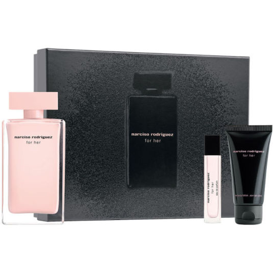 narciso rodriguez for her eau de parfum set 3 piezas narciso rodriguez for her eau de parfum set 3 piezas